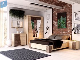 Модульная спальня Санремо в Новосибирске - mebel-nsk.ru | фото