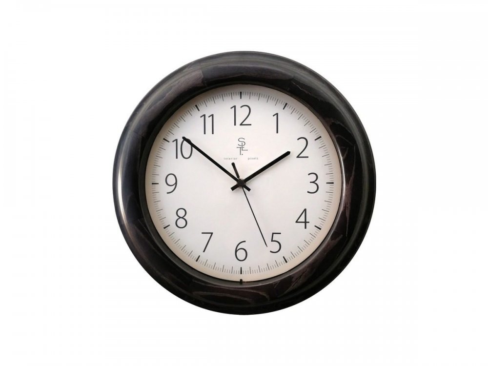 Часы 36 см. Настенные часы Classico Nero. SLT-24 часы настенные «Cesare».