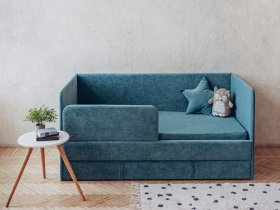 Диван-кровать Happy (бирюзовый) в Новосибирске - mebel-nsk.ru | фото