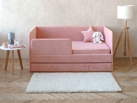 Диван-кровать Happy (коралловый) в Новосибирске - mebel-nsk.ru | фото