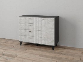 Комод «Катрин-13» (графит/мальта) в Новосибирске - mebel-nsk.ru | фото