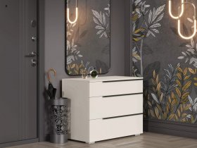 Комод с 3 ящиками Айри КМ-001 (кашемир) в Новосибирске - mebel-nsk.ru | фото