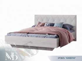 Кровать двуспальная 1,6м Кимберли КР-13 в Новосибирске - mebel-nsk.ru | фото
