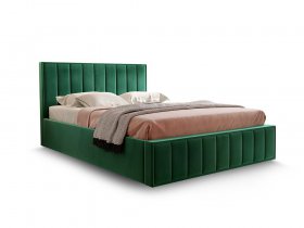 Кровать мягкая 1,6 Вена стандарт, вар.1 в Новосибирске - mebel-nsk.ru | фото