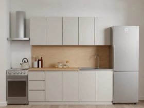 Кухонный гарнитур Мори 2,0 м (сатин) в Новосибирске - mebel-nsk.ru | фото