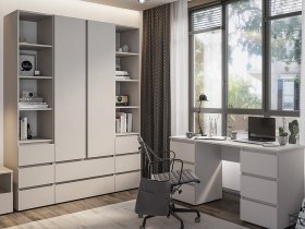 Модульная детская Люмо (кашемир) в Новосибирске - mebel-nsk.ru | фото