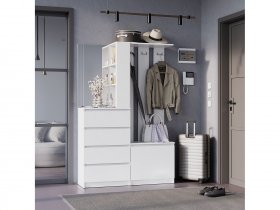 Прихожая Симпл ПР-04 (белый) в Новосибирске - mebel-nsk.ru | фото