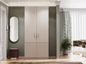 Шкаф двухстворчатый Эккервуд (Нью) (меланж) в Новосибирске - mebel-nsk.ru | фото