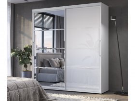 Шкаф-купе Крафт-6 2,0м (белый) в Новосибирске - mebel-nsk.ru | фото