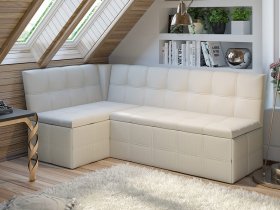 Скамья угловая со спальным местом «Домино» (кашемир) в Новосибирске - mebel-nsk.ru | фото