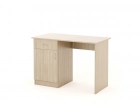 Стол письменный СП-01 (Биг) ясень шимо светлый в Новосибирске - mebel-nsk.ru | фото
